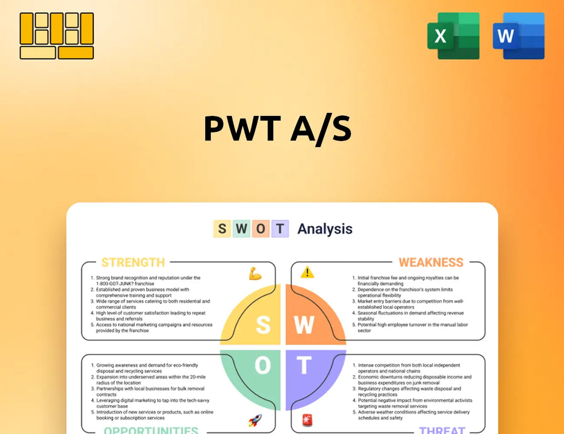 PWT A/S SWOT Analysis