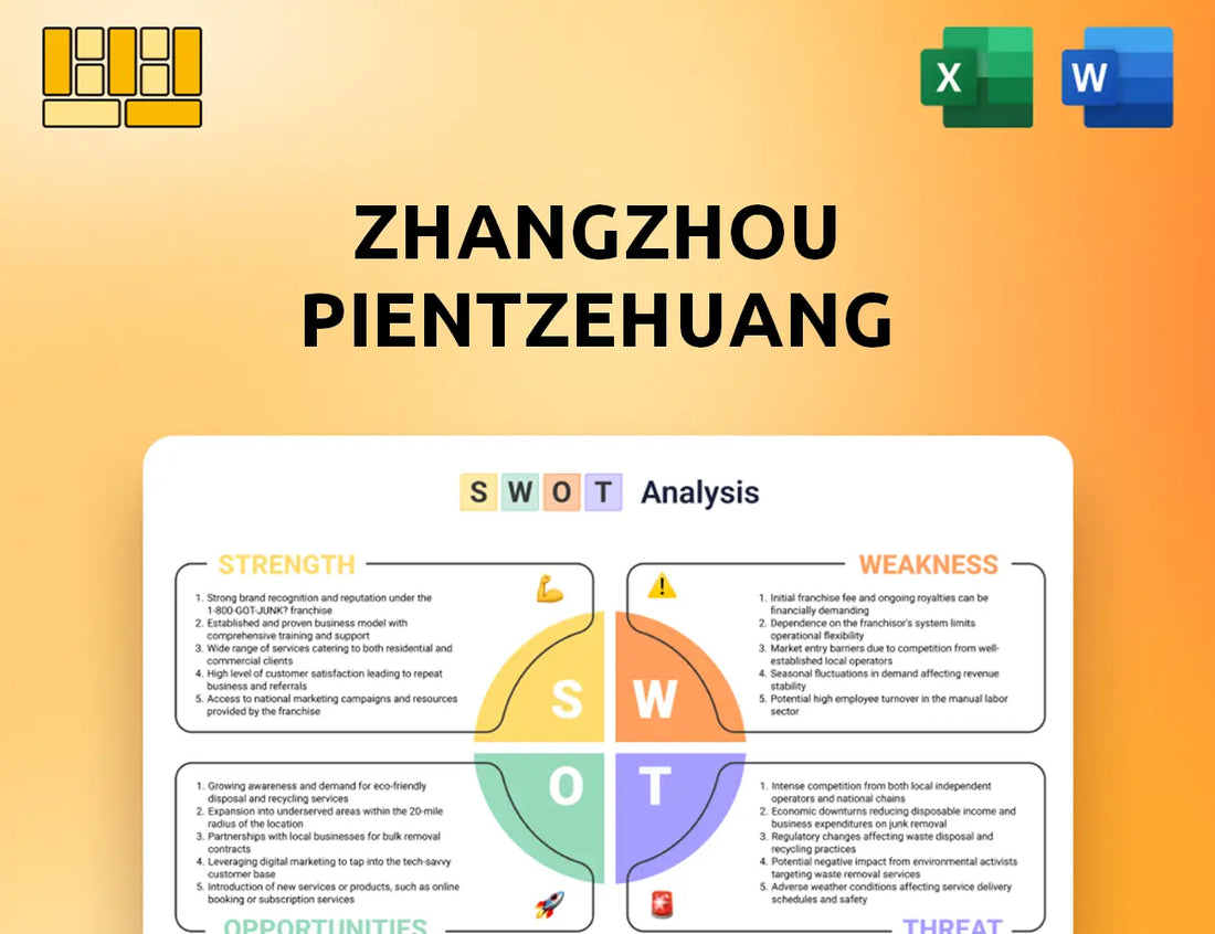 Zhangzhou Pientzehuang Pharmaceutical SWOT Analysis