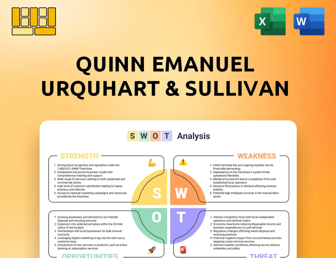 Quinn Emanuel Urquhart & Sullivan SWOT Analysis