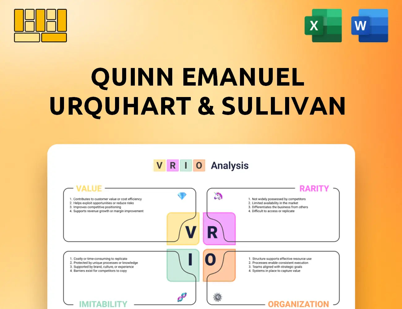 Quinn Emanuel Urquhart & Sullivan VRIO Analysis