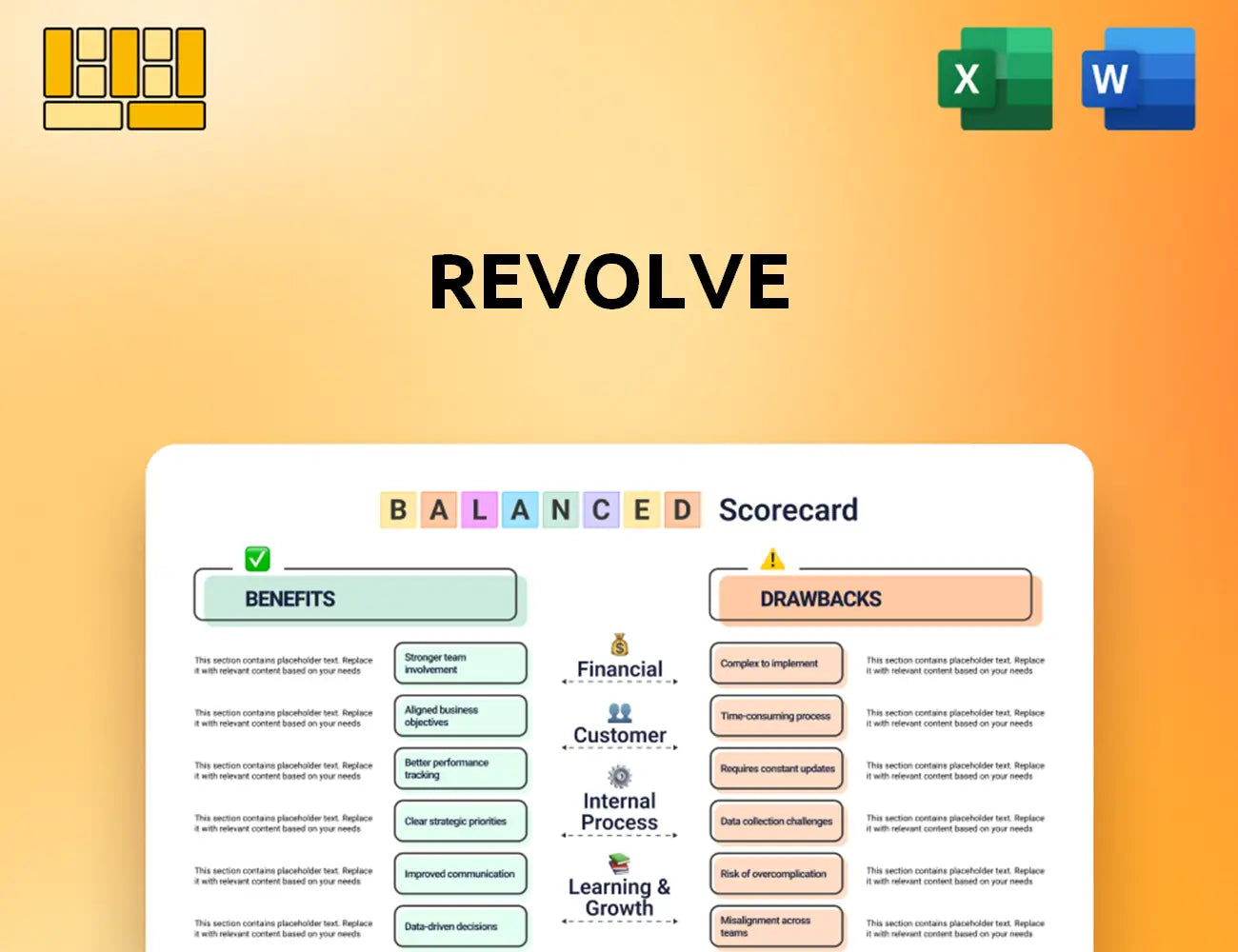 Revolve Balanced Scorecard