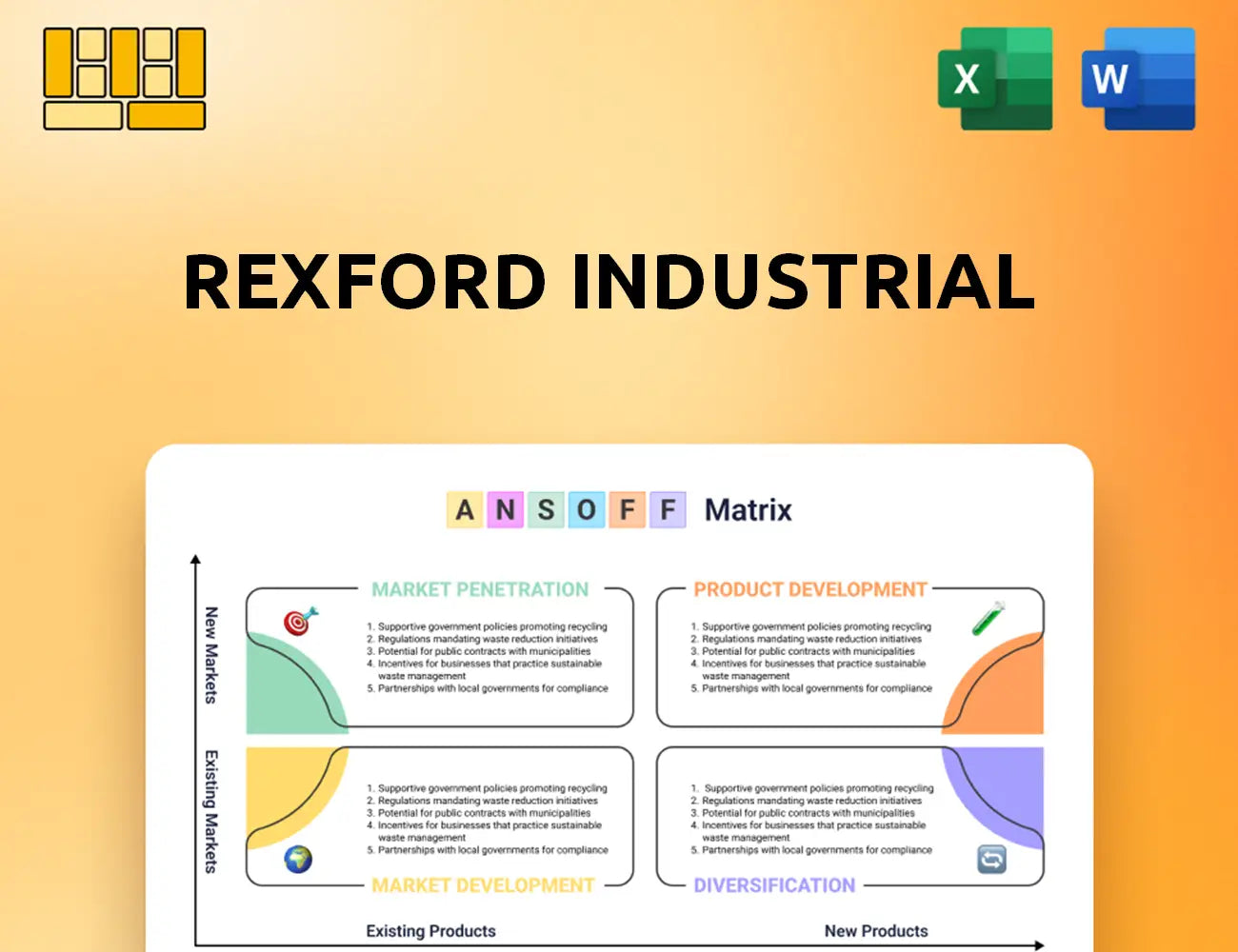 Rexford Industrial Ansoff Matrix