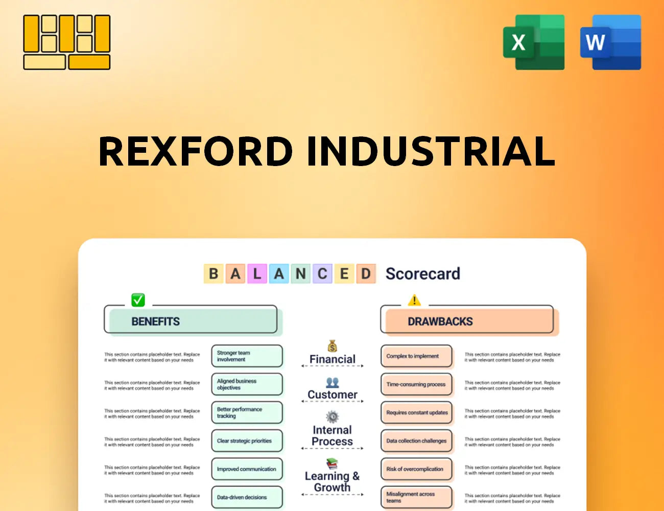 Rexford Industrial Balanced Scorecard
