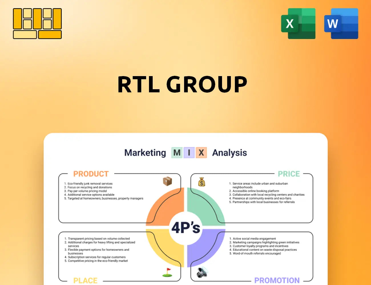 RTL Group Marketing Mix