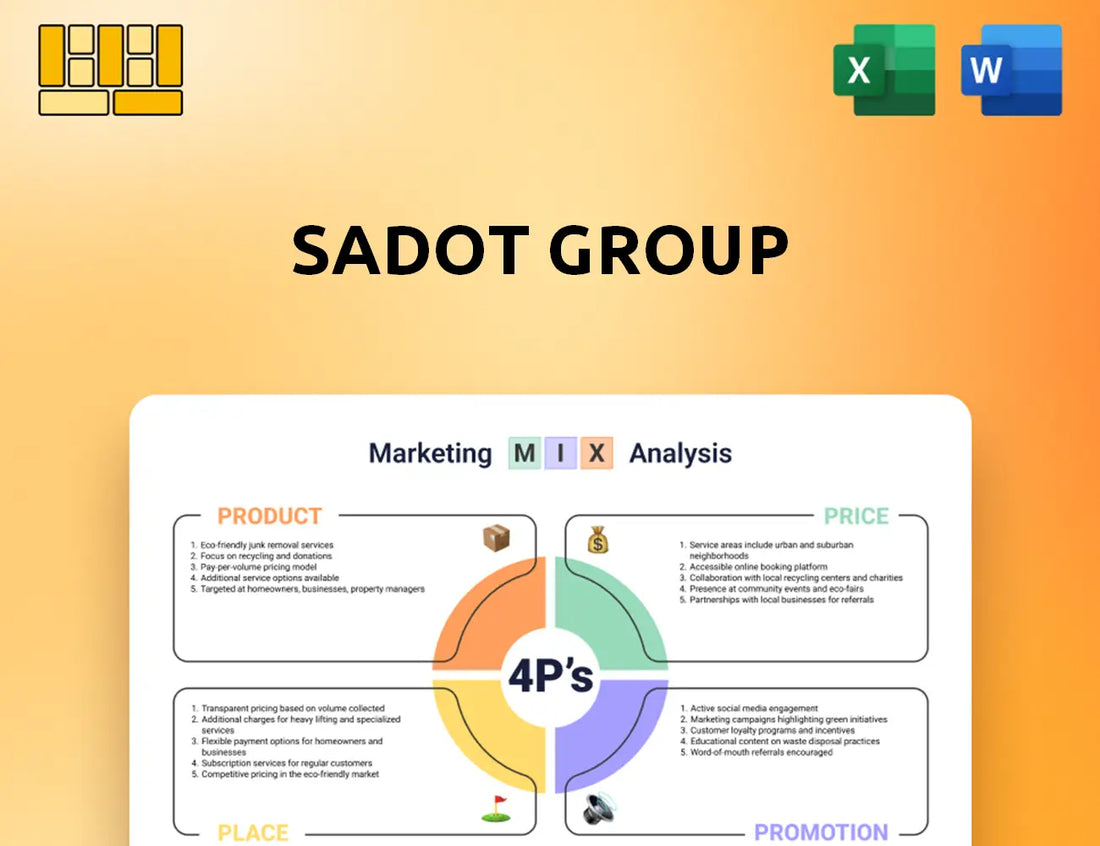 Sadot Group Marketing Mix