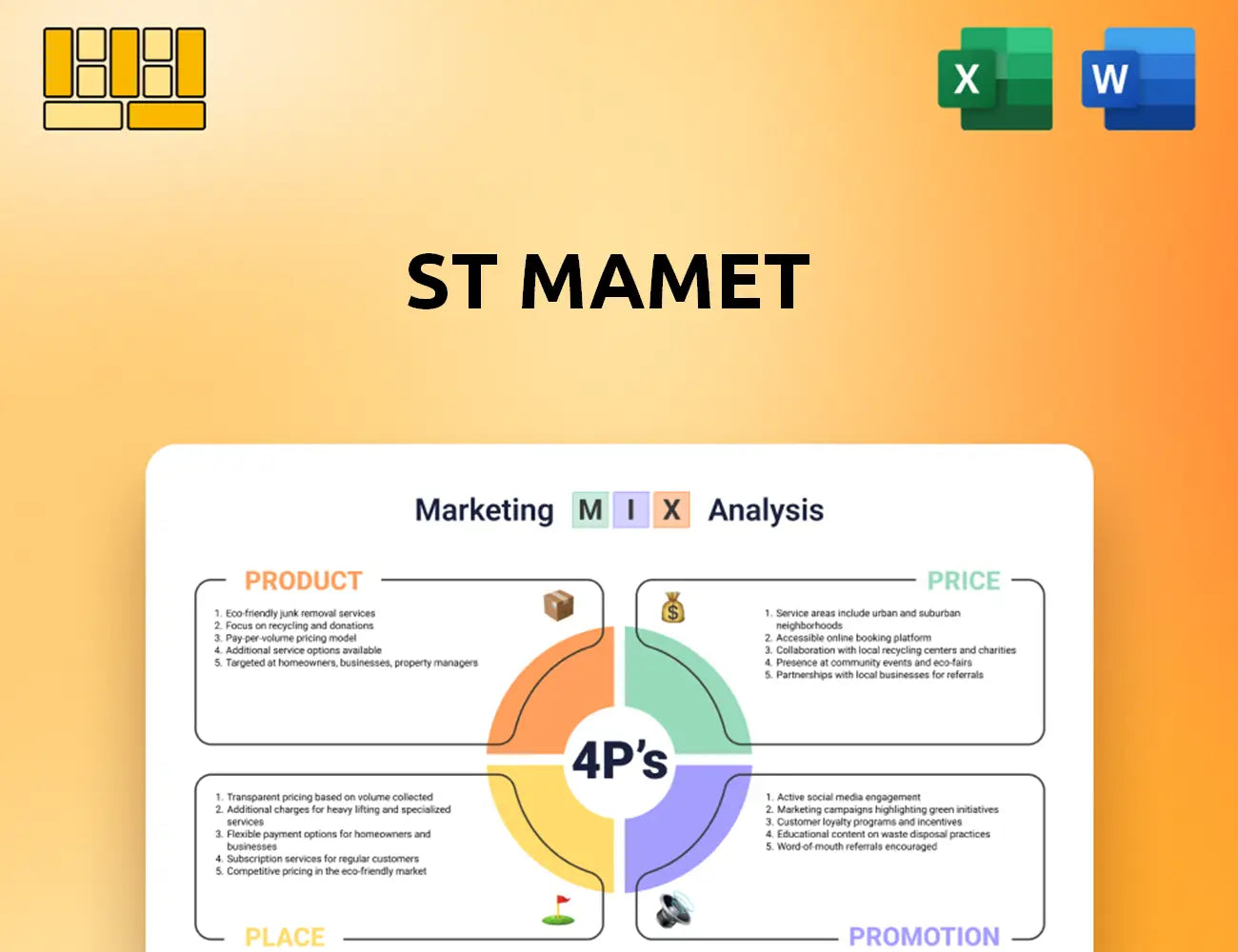 St Mamet Marketing Mix