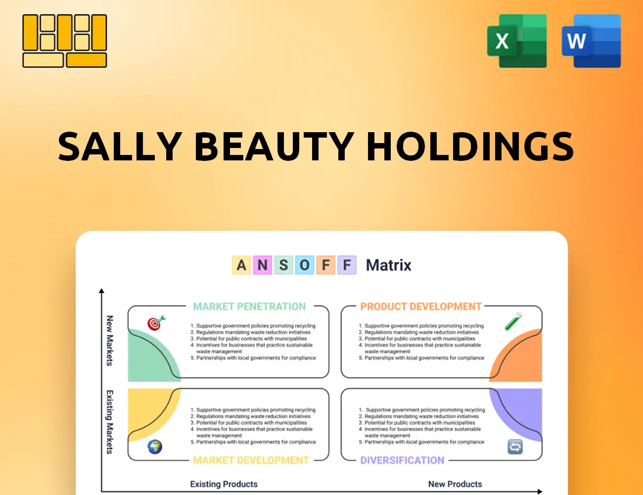 Sally Beauty Holdings Ansoff Matrix