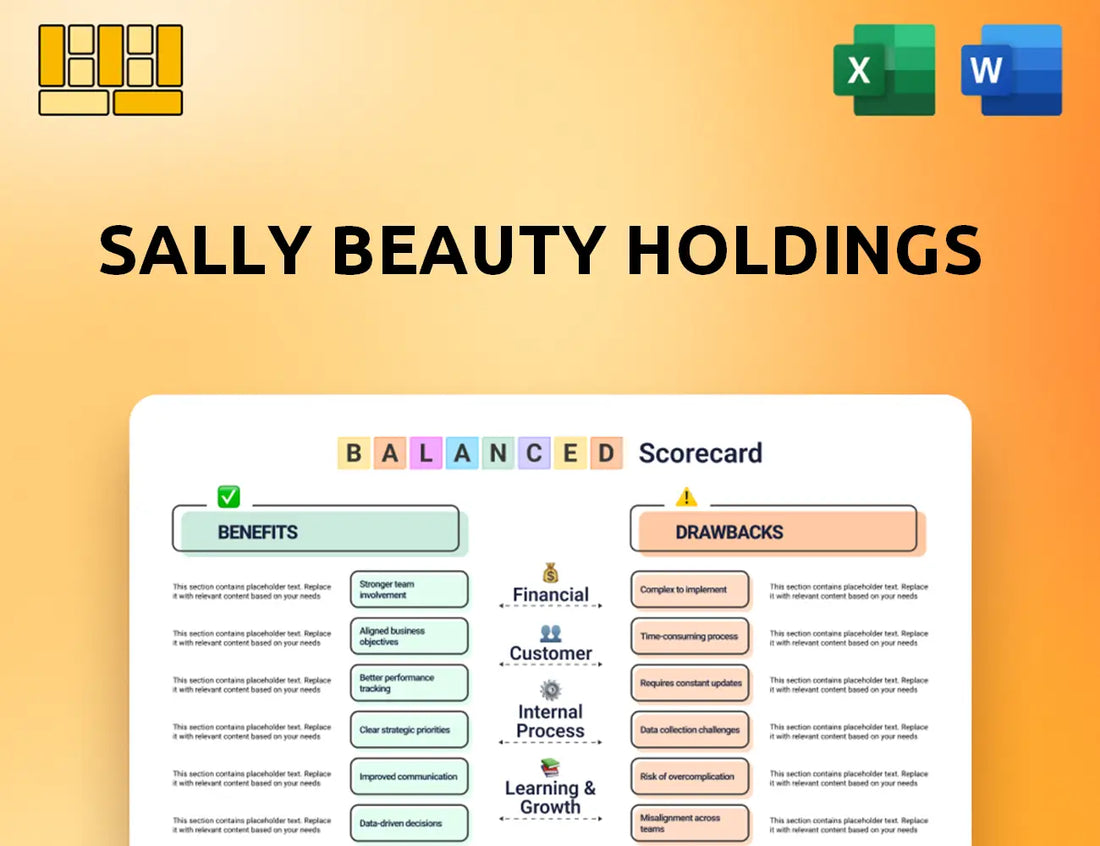 Sally Beauty Holdings Balanced Scorecard