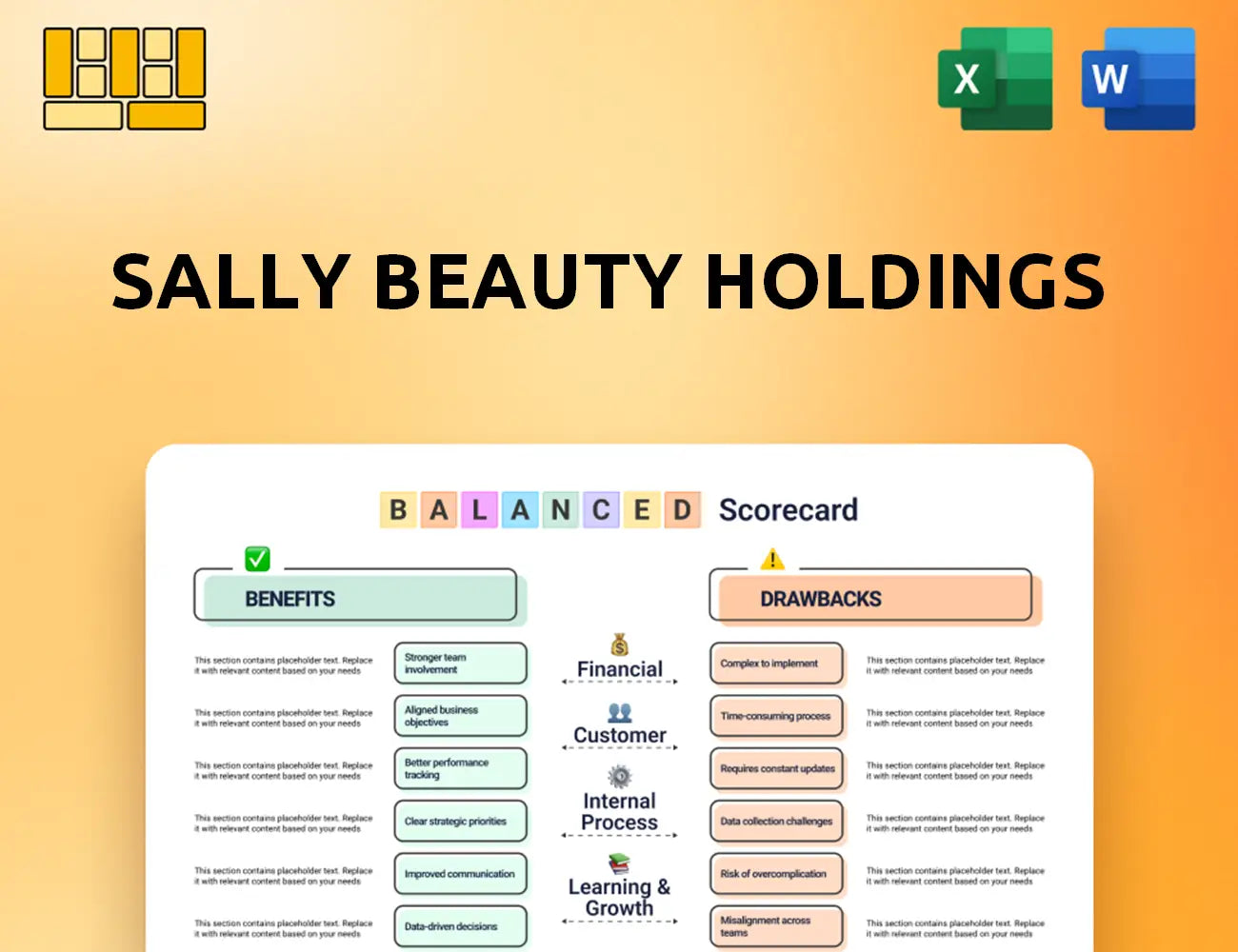 Sally Beauty Holdings Balanced Scorecard