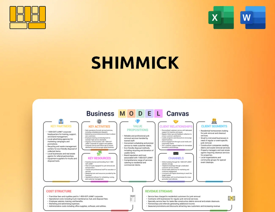 Shimmick Business Model Canvas