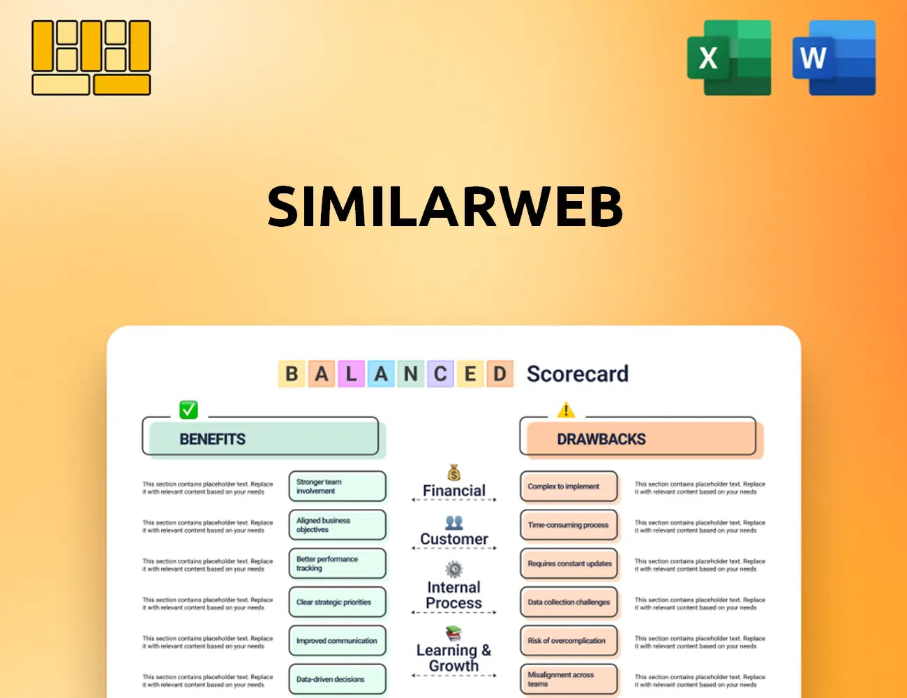 SimilarWeb Balanced Scorecard