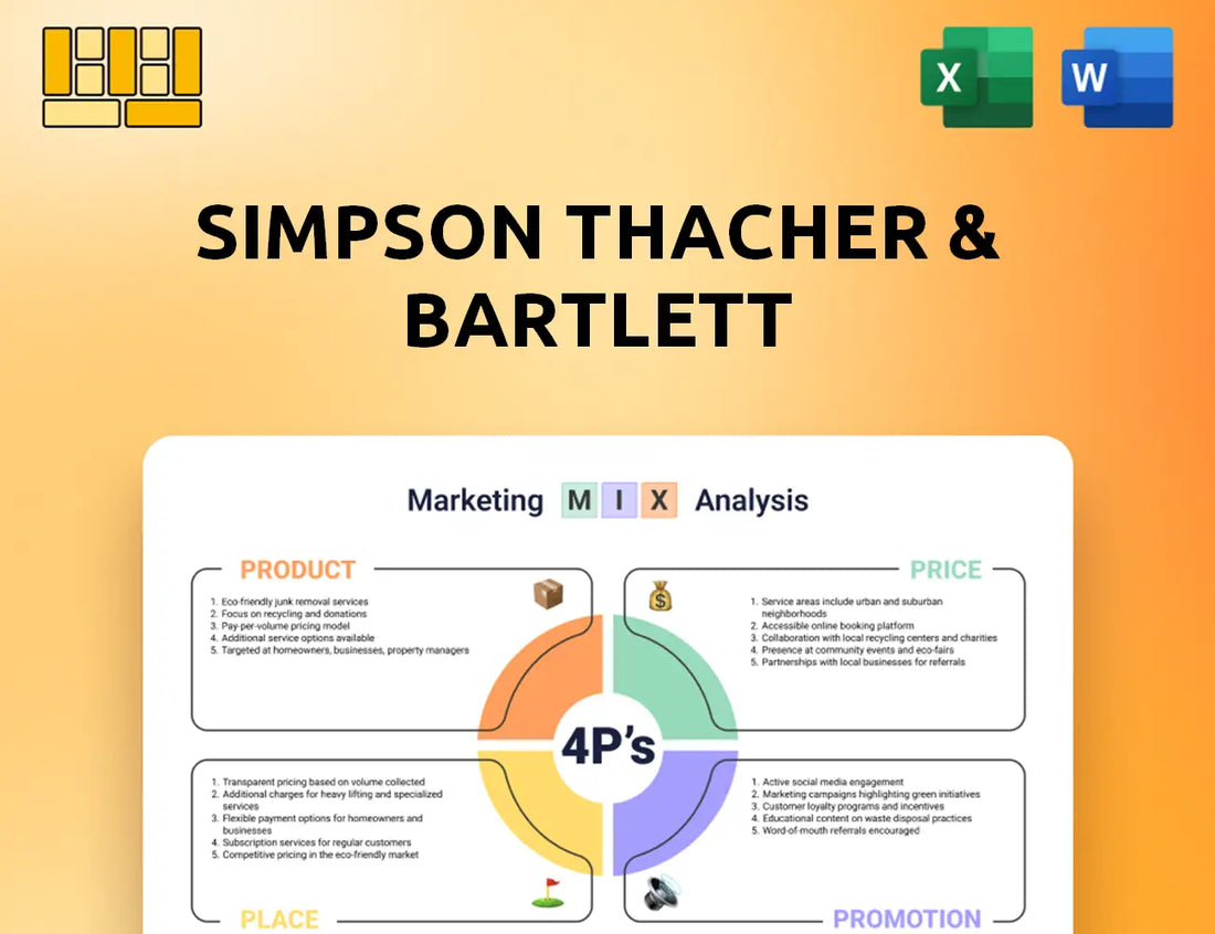 Simpson Thacher & Bartlett Marketing Mix