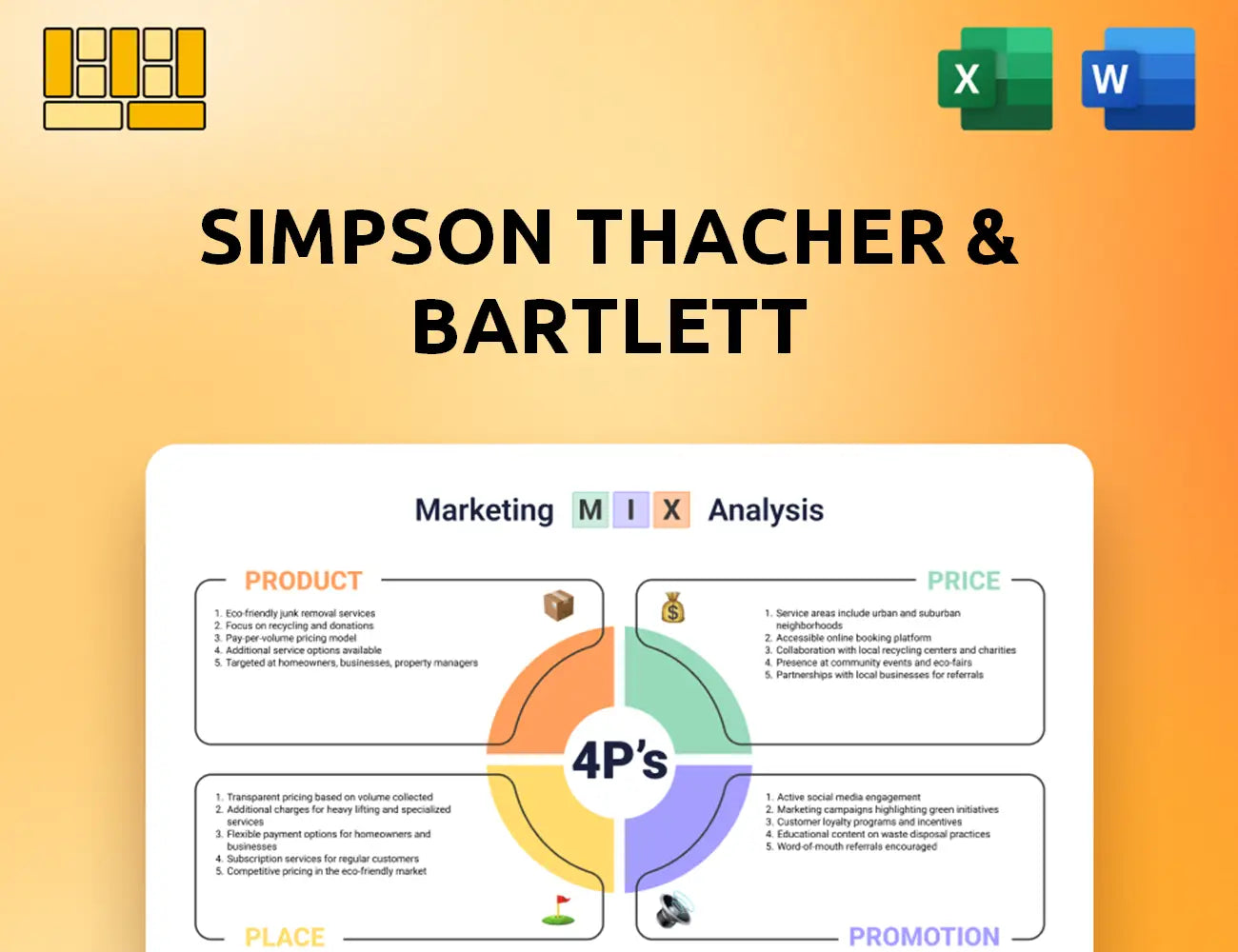 Simpson Thacher & Bartlett Marketing Mix