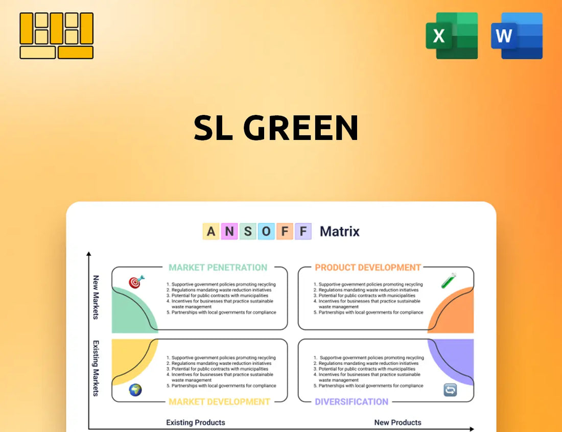 SL Green Ansoff Matrix