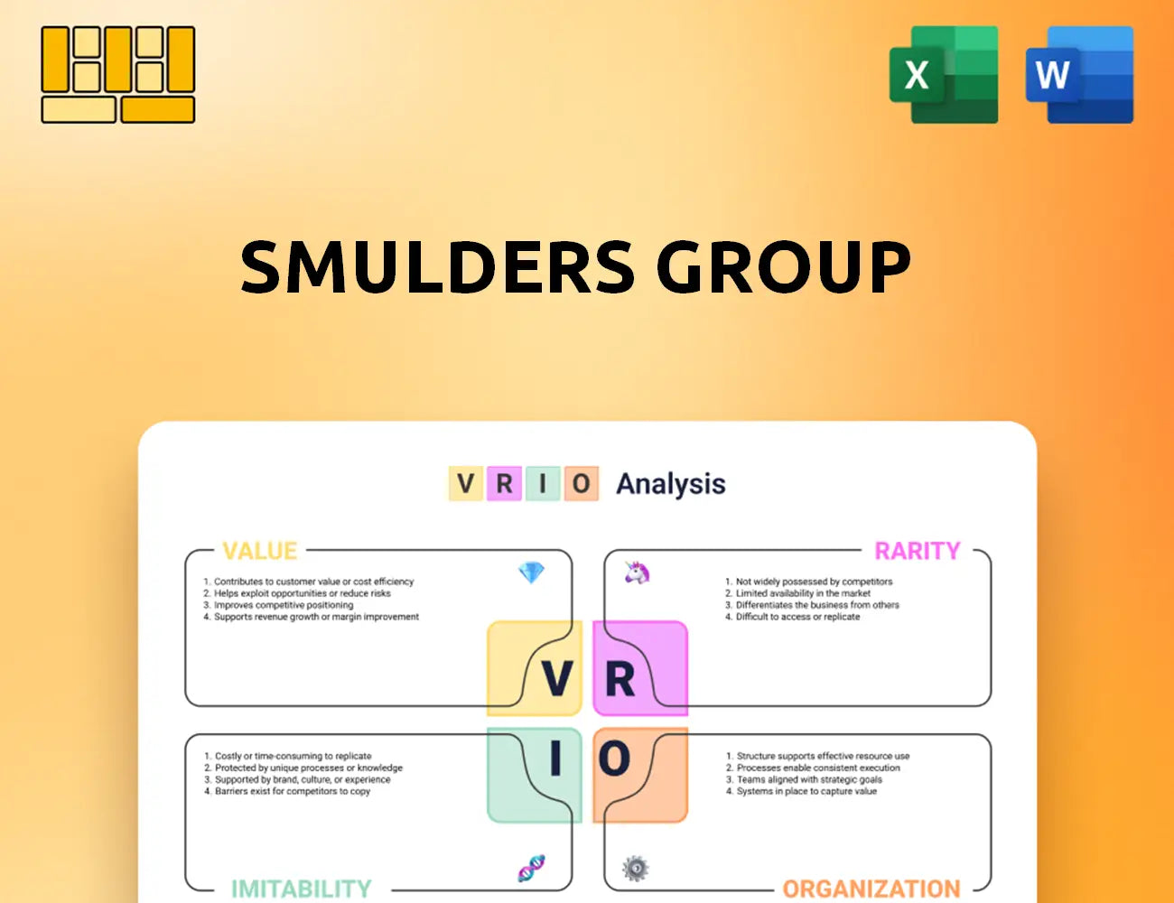 Smulders Group VRIO Analysis