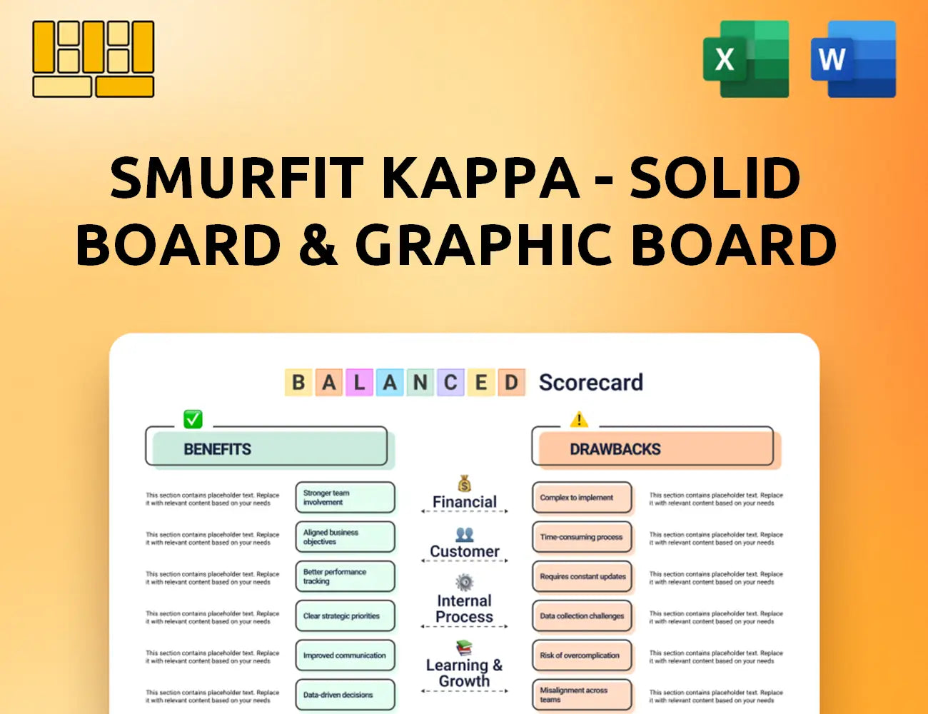Smurfit Kappa - Solid board & Graphic Board Operations Balanced Scorecard