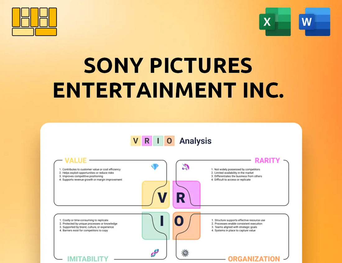 Sony Pictures Entertainment Inc. VRIO Analysis