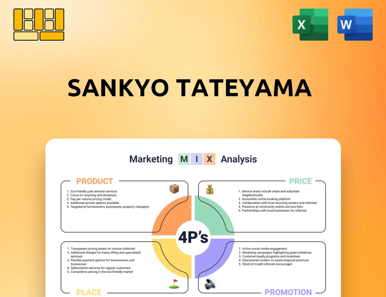 Sankyo Tateyama Marketing Mix
