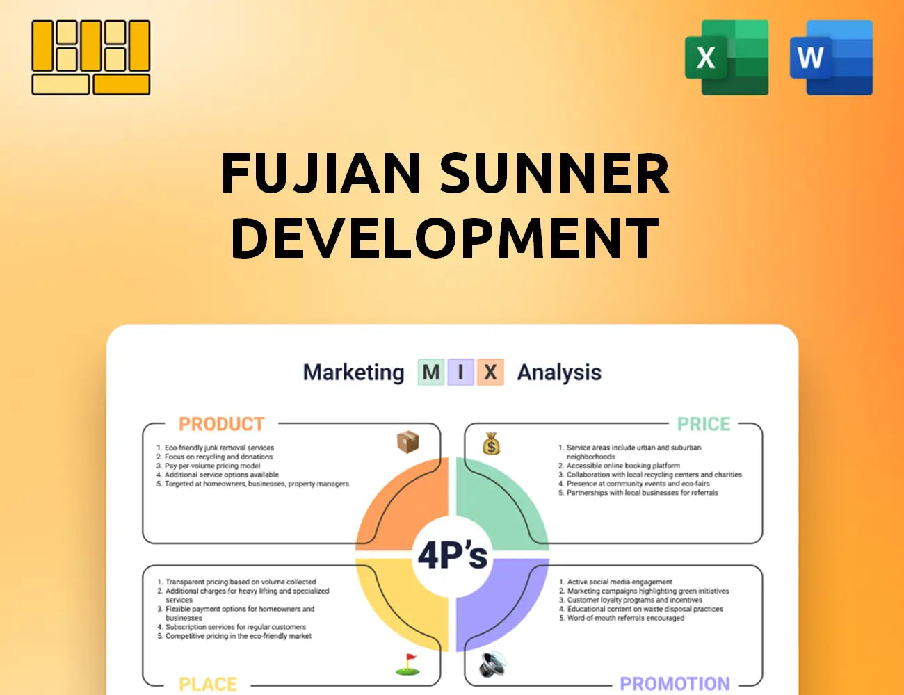 Fujian Sunner Development Marketing Mix