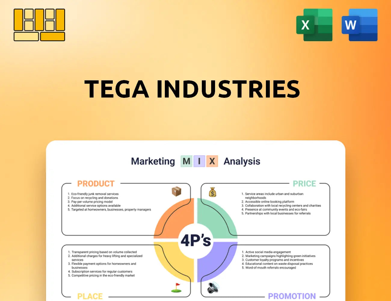 Tega Industries Marketing Mix