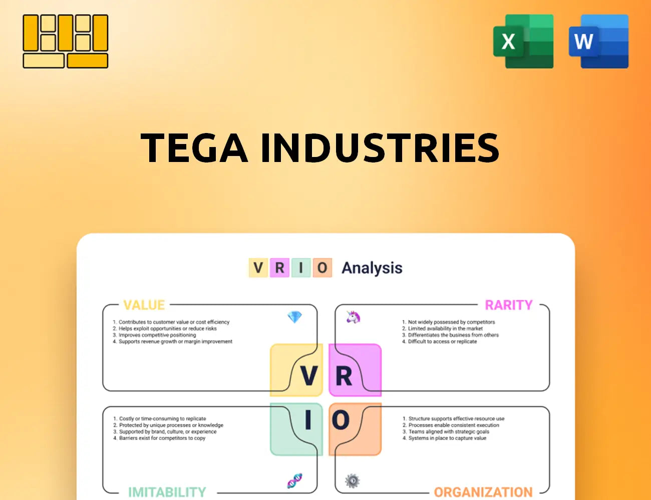 Tega Industries VRIO Analysis
