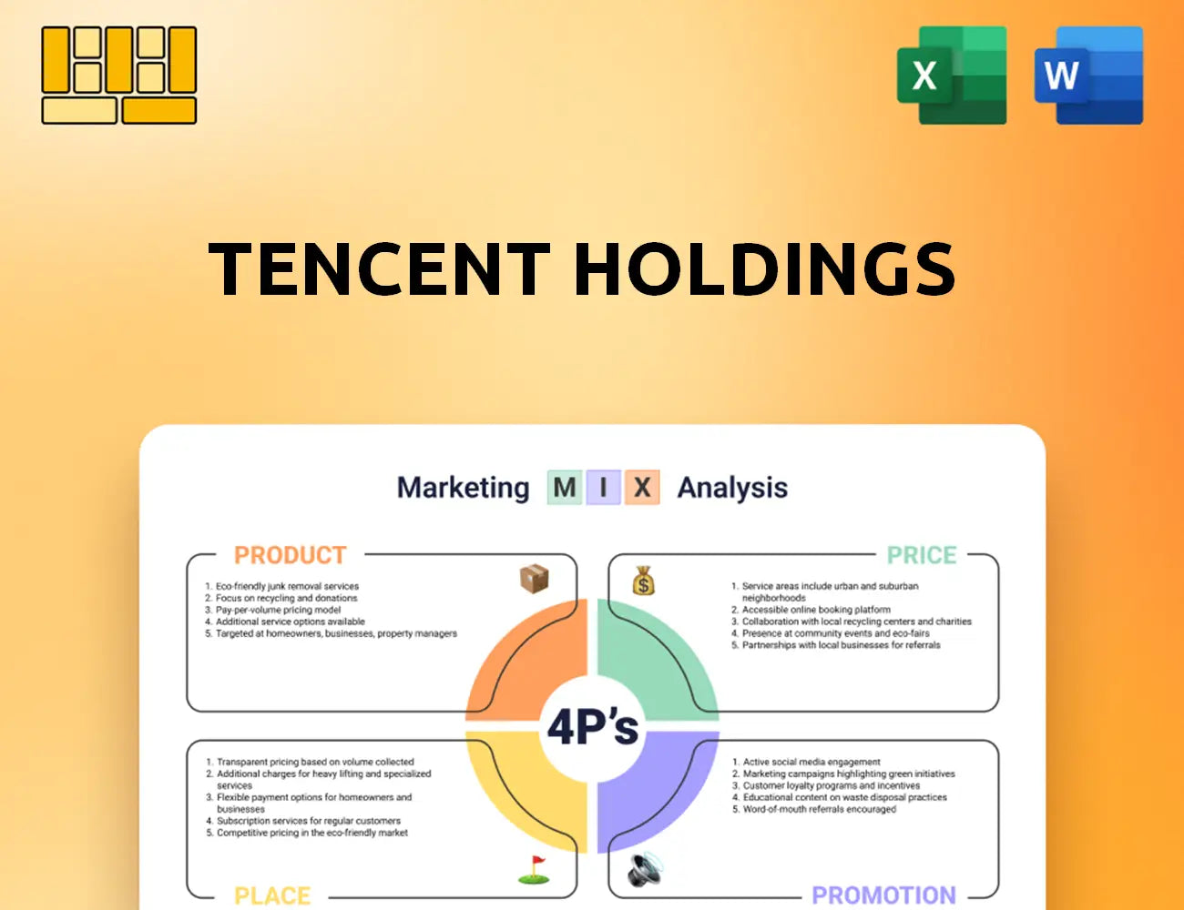 Tencent Holdings Marketing Mix