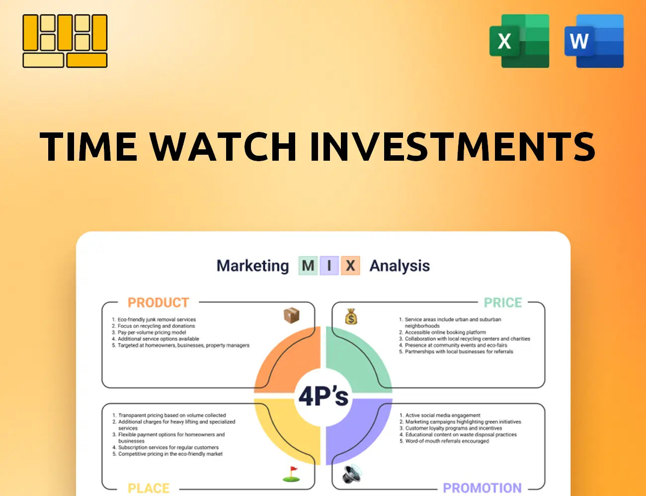 Time Watch Investments Marketing Mix