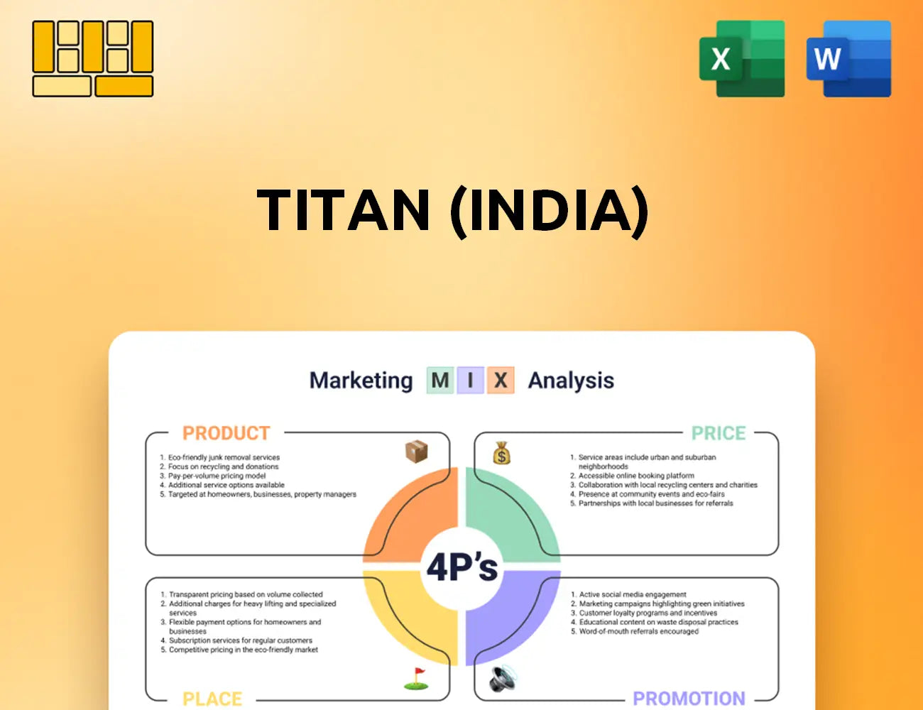 Titan (India) Marketing Mix