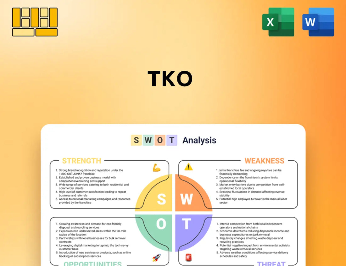 TKO  SWOT Analysis