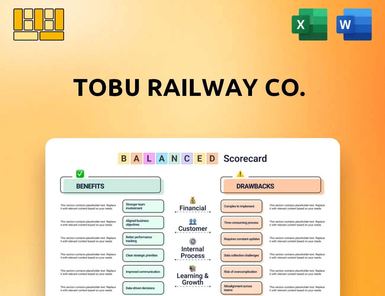 Tobu Railway Co. Balanced Scorecard
