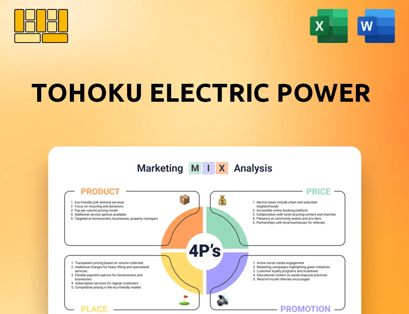 Tohoku Electric Power Marketing Mix