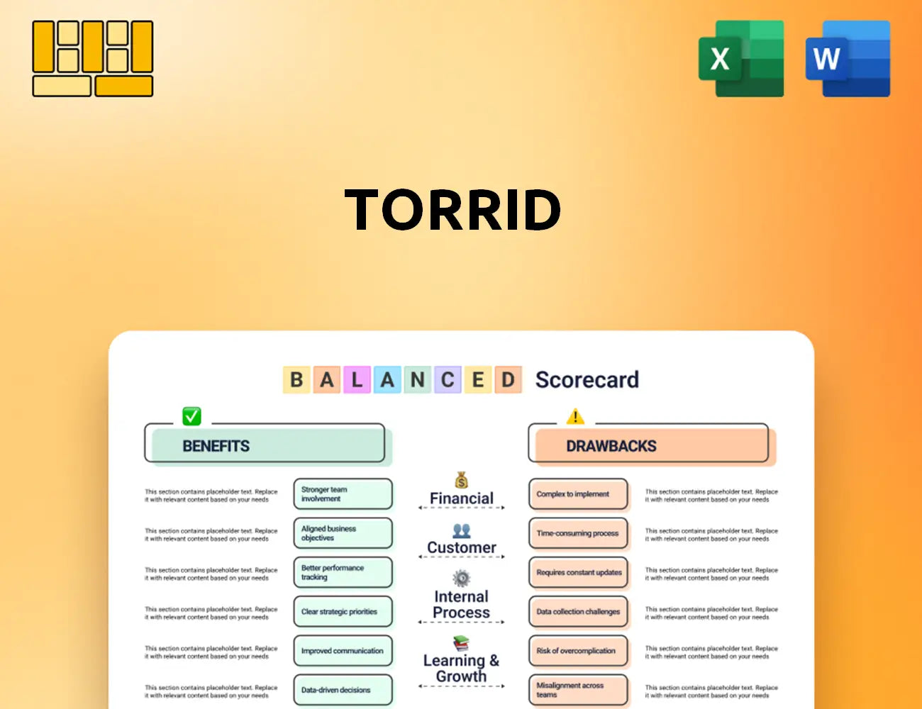 Torrid Balanced Scorecard