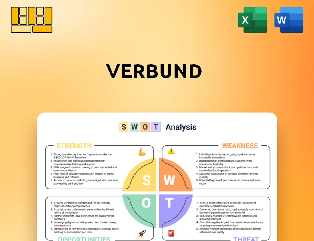 Verbund SWOT Analysis