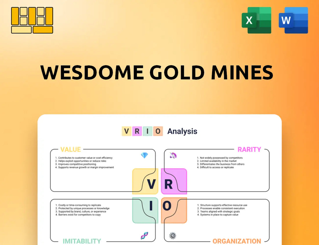 Wesdome Gold Mines VRIO Analysis